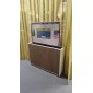 Multibrackets 7350105218040 M AV Cabinet TV-Lift 55'' Slimline White/ Walnut